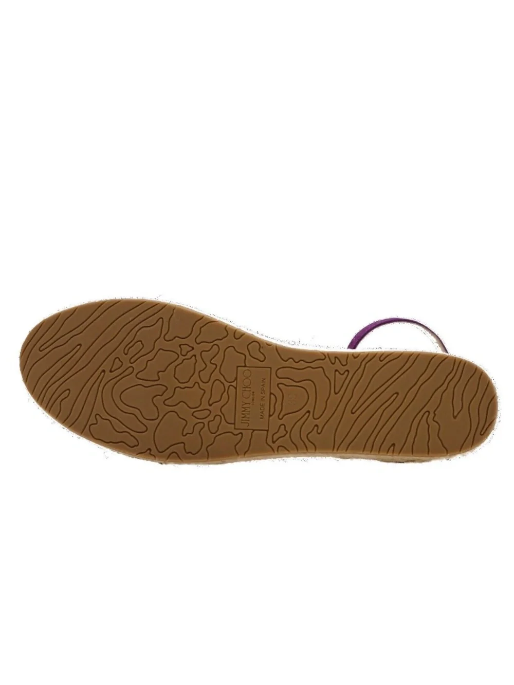 Jimmy Choo Espadrilles Dylan Flat Purple Suede Size 36 New